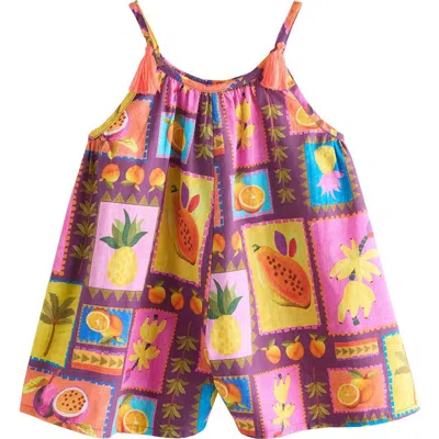 Next Babies'  Kids' Fruit Tile Print Romper In Multi