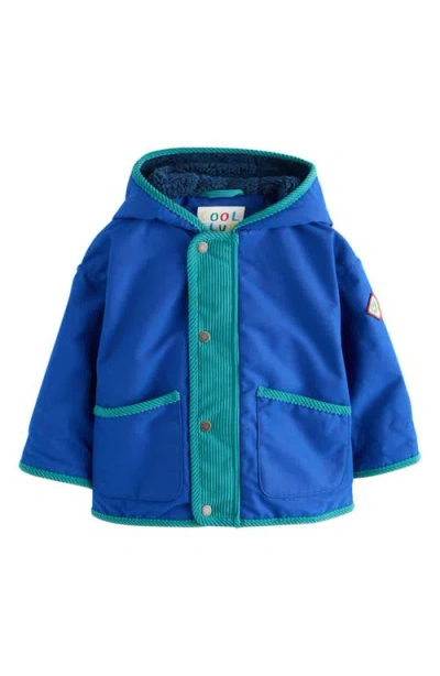 Next Babies'  Kids' Fun Hooded Tech Jacket In Blue