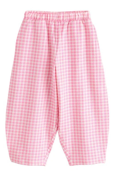 Next Kids' Gingham Barrel Pants In Multi