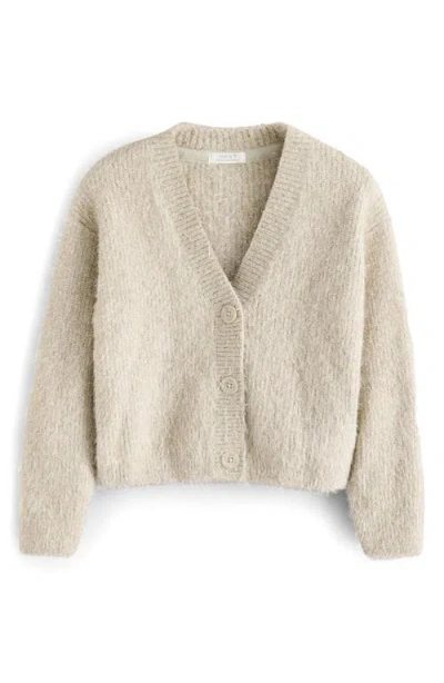 Next Kids' Glitter Cardigan In Grey