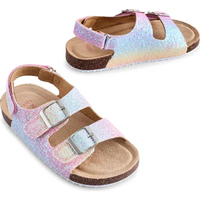 Next Kids' Glitter Slingback Sandal In Multi