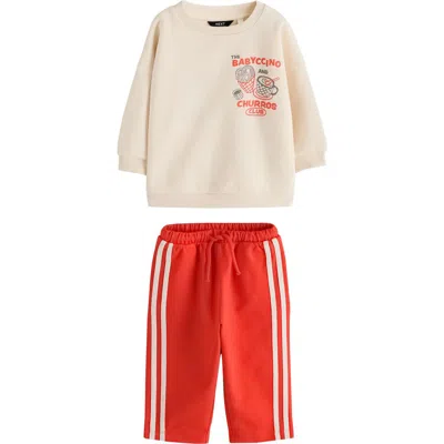 Next Babies'  Kids' Graphic Sweatshirt & Track Pants Set In Multi