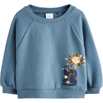 Next Kids' Graphic Sweatshirt In Blue