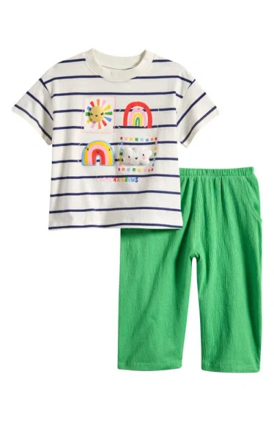 Next Babies'  Kids' Graphic T-shirt & Pants Set In Green