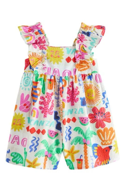 Next Babies'  Kids' Holiday Print Romper In Multi
