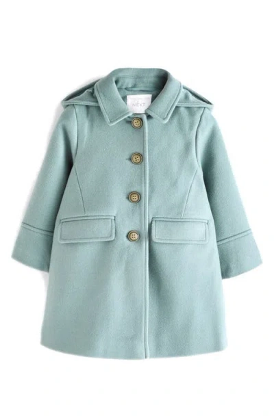 Next Kids' Hooded Coat In Green