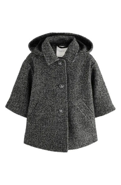 Next Kids' Hooded Coat In Grey