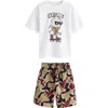 Next Kids' Ice Cool Graphic T-shirt & Camo Shorts In Multi