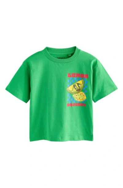Next Kids' Lemon Cotton Graphic T-shirt