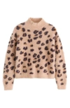 Next Kids' Leopard Print Knit Sweater In Neutral