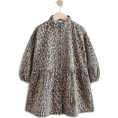 Next Kids' Leopard Shirtdress In Animal Print