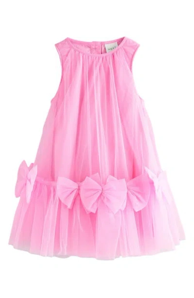 Next Kids' Mesh Party Dress In Pink