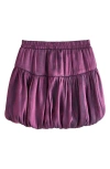 Next Kids' Metallic Bubble Skirt In Purple