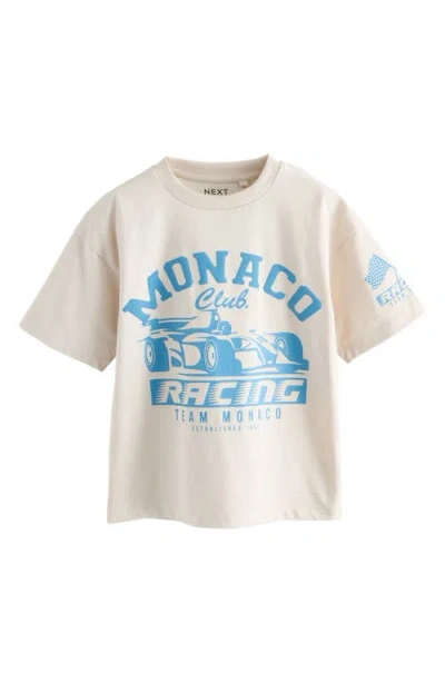 Next Kids' Monaco Racing Cotton Graphic T-shirt