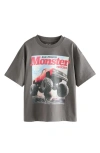 Next Kids' Monster Truck Graphic T-shirt In Gray