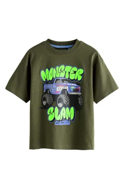 Next Kids' Monster Truck Graphic T-shirt In Green