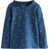 Next Kids' Polka Dot Long Sleeve T-shirt In Blue