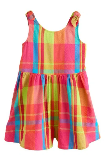 Next Kids' Rainbow Check Romper In Multi