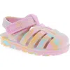 Next Kids' Rainbow Fisherman Sandal In Pink