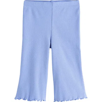 Next Kids' Rib Flare Leggings In Blue