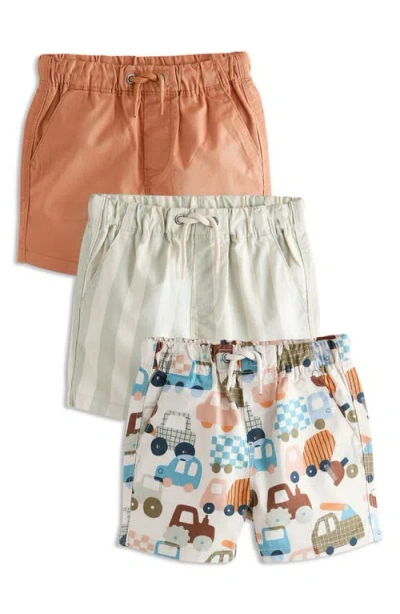 Next Babies'  Kids' Set Of 3 Assorted Cotton Shorts In Multi