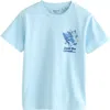 Next Kids' Shark Cotton Graphic T-shirt In Blue