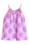 Next Kids' Shell Print Romper In Pink