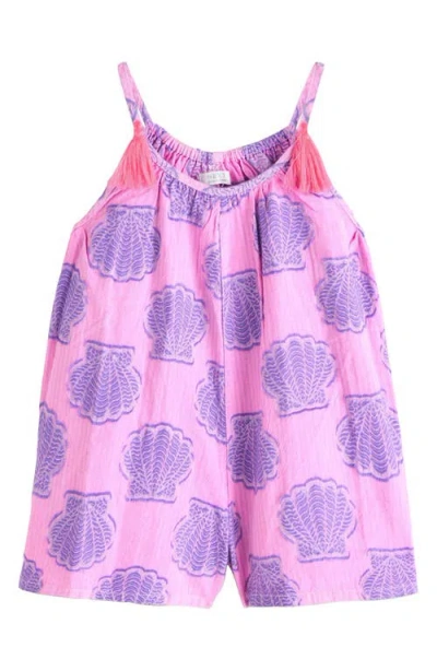 Next Kids' Shell Print Romper In Pink