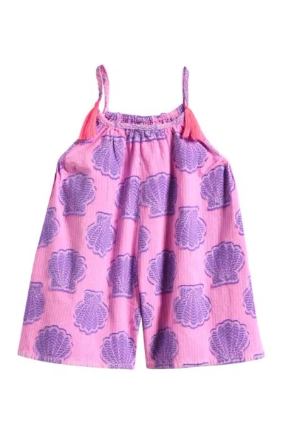Next Babies'  Kids' Shell Print Romper In Pink