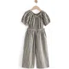 Next Kids' Side Cutout Cotton Jumpsuit In Blue