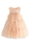 Next Kids' Sleeveless Tulle Dress In Pink