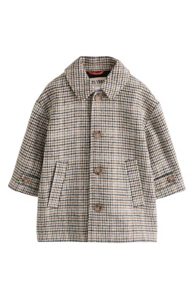 Next Babies'  Kids' Smart Heritage Check Coat In Brown