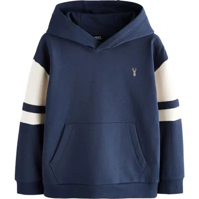 Next Kids' Stag Colorblock Hoodie In Blue