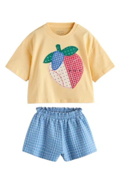 Next Babies'  Kids' Strawberry Graphic T-shirt & Shorts Set In Multi