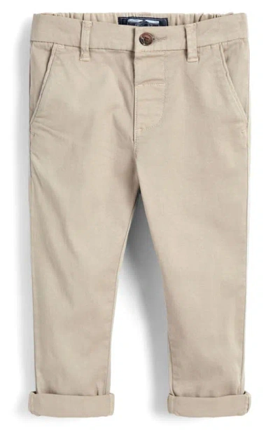 Next Kids' Stretch Cotton Chino Pants In Natural