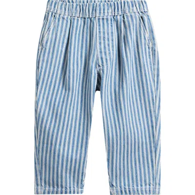 Next Babies'  Kids' Stripe Cotton Pants In Blue