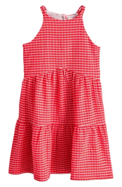 Next Kids' Stripe Crinkle Sundress In Red