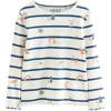 Next Kids' Stripe Long Sleeve Cotton T-shirt In Multi