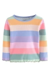 Next Kids' Stripe Long Sleeve Top In Multi