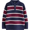 Next Kids' Stripe Polo Sweater In Multi