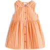 Next Kids' Stripe Sleeveless Dress In Yellow