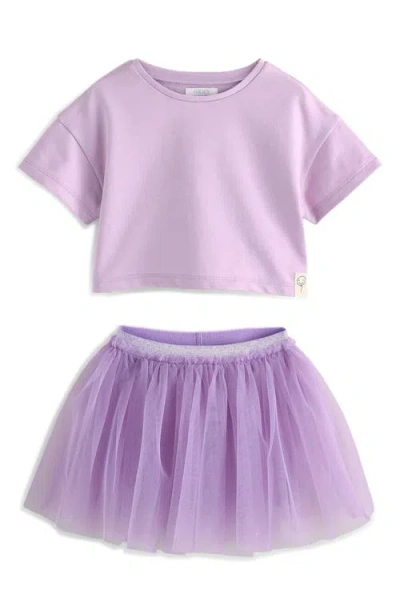 Next Babies'  Kids' T-shirt & Tutu Skirt Set In Purple