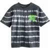 Next Kids' Tie Dye Cotton Graphic T-shirt In Gray