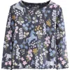 Next Kids' Unicorn Print Long Sleeve Cotton T-shirt In Blue