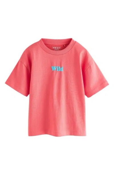 Next Babies'  Kids' Wild Graphic T-shirt In Red