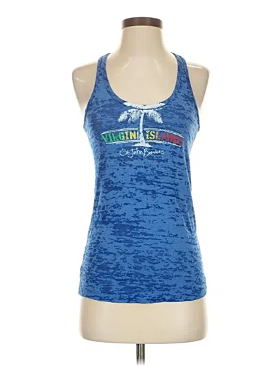 Pre-owned Next Level Apparel Active Tank Top In Blue