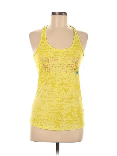 Pre-owned Next Level Apparel Active Tank Top In Yellow