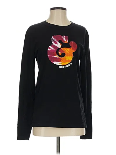 Pre-owned Next Level Apparel Long Sleeve T-shirt In Black