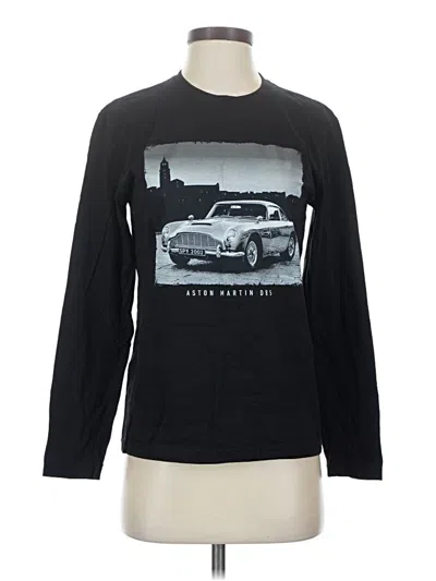 Pre-owned Next Level Apparel Long Sleeve T-shirt In Black