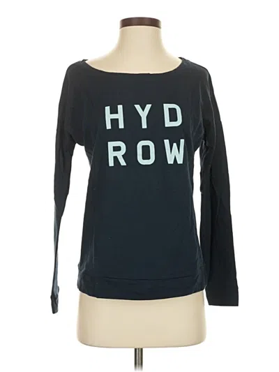 Pre-owned Next Level Apparel Long Sleeve T-shirt In Blue